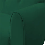 Deluxe Mid-Century Modern Two-Seat Velvet Sofa Loveseat