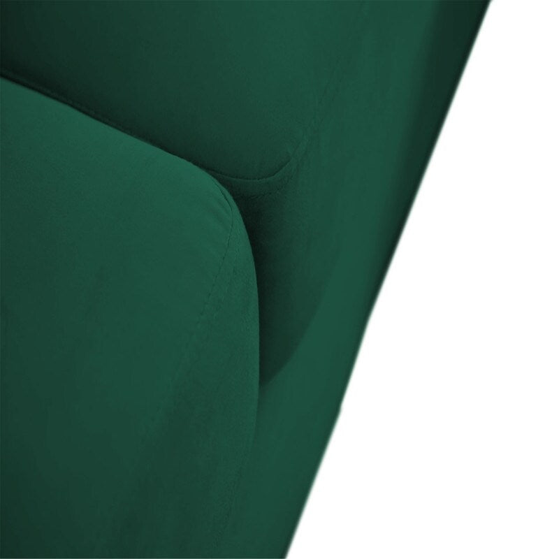 Deluxe Mid-Century Modern Two-Seat Velvet Sofa Loveseat