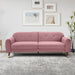 Deluxe Mid-Century Modern Two-Seat Velvet Sofa Loveseat
