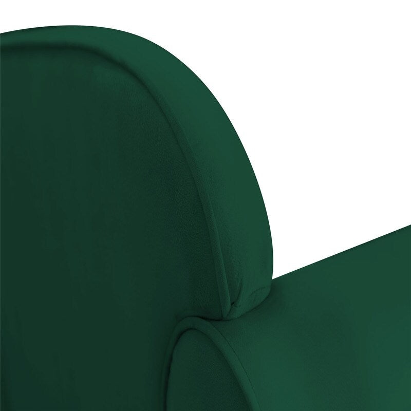 Deluxe Mid-Century Modern Two-Seat Velvet Sofa Loveseat
