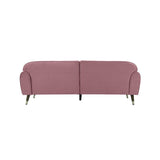 Deluxe Mid-Century Modern Two-Seat Velvet Sofa Loveseat
