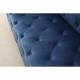 Modern Button Tufted Chesterfield Dylan Velvet Sofa