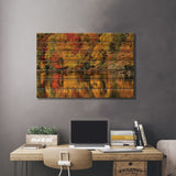 USA, New Hampshire, White Mountains, Reflections on Russell Pond Print On Wood by Ann Collins - Multi-Color