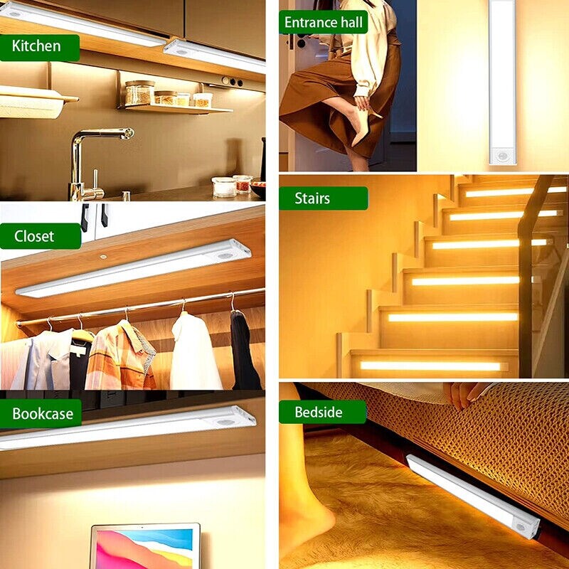 USB Rechargeable LED Motion Sensor Cabinet Light