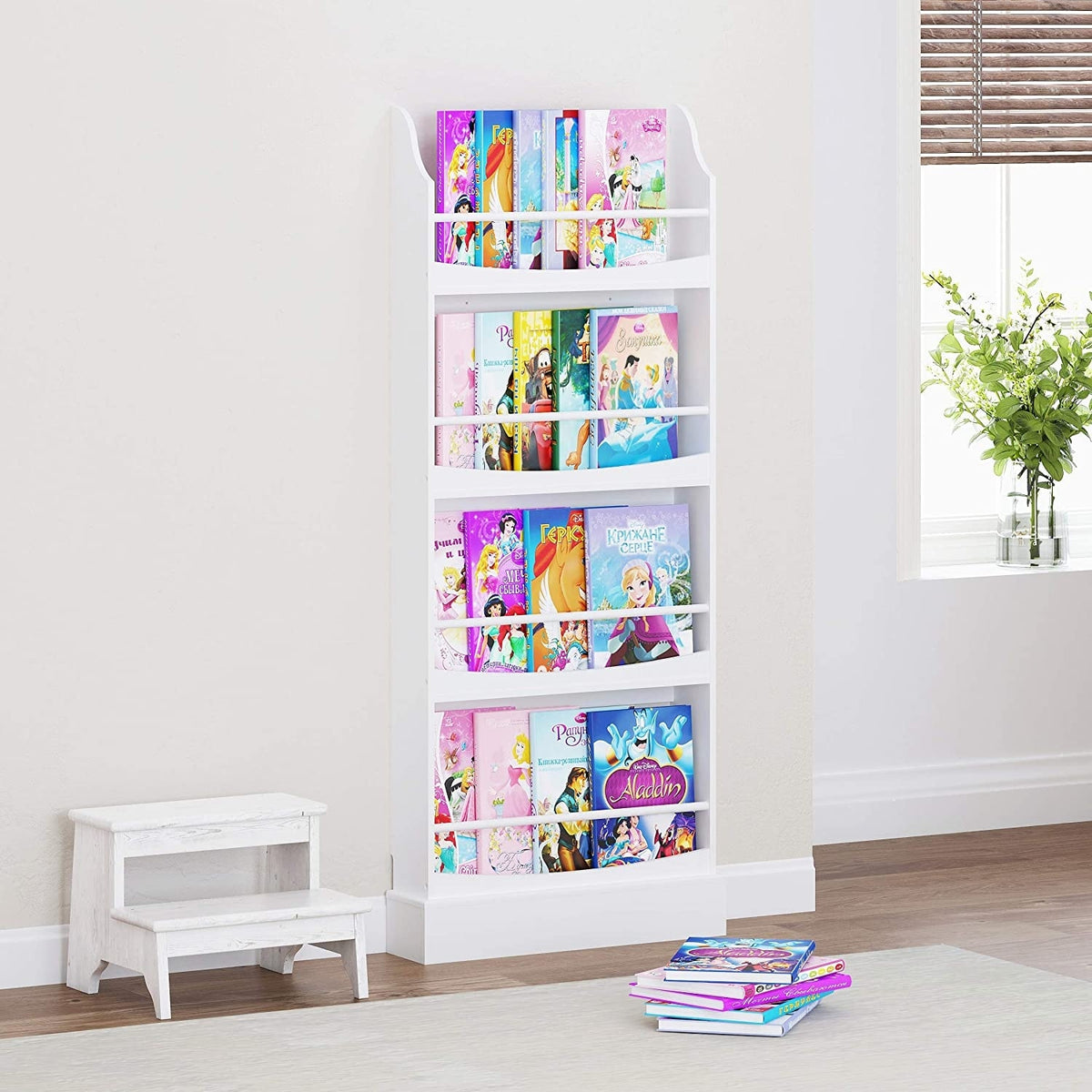 UTEX Kids Bookshelf,Children's Bookcases and Storage, Kids Bookcase Ra