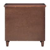 U STYLE 3-Drawer Nightstand Storage Wood Cabinet