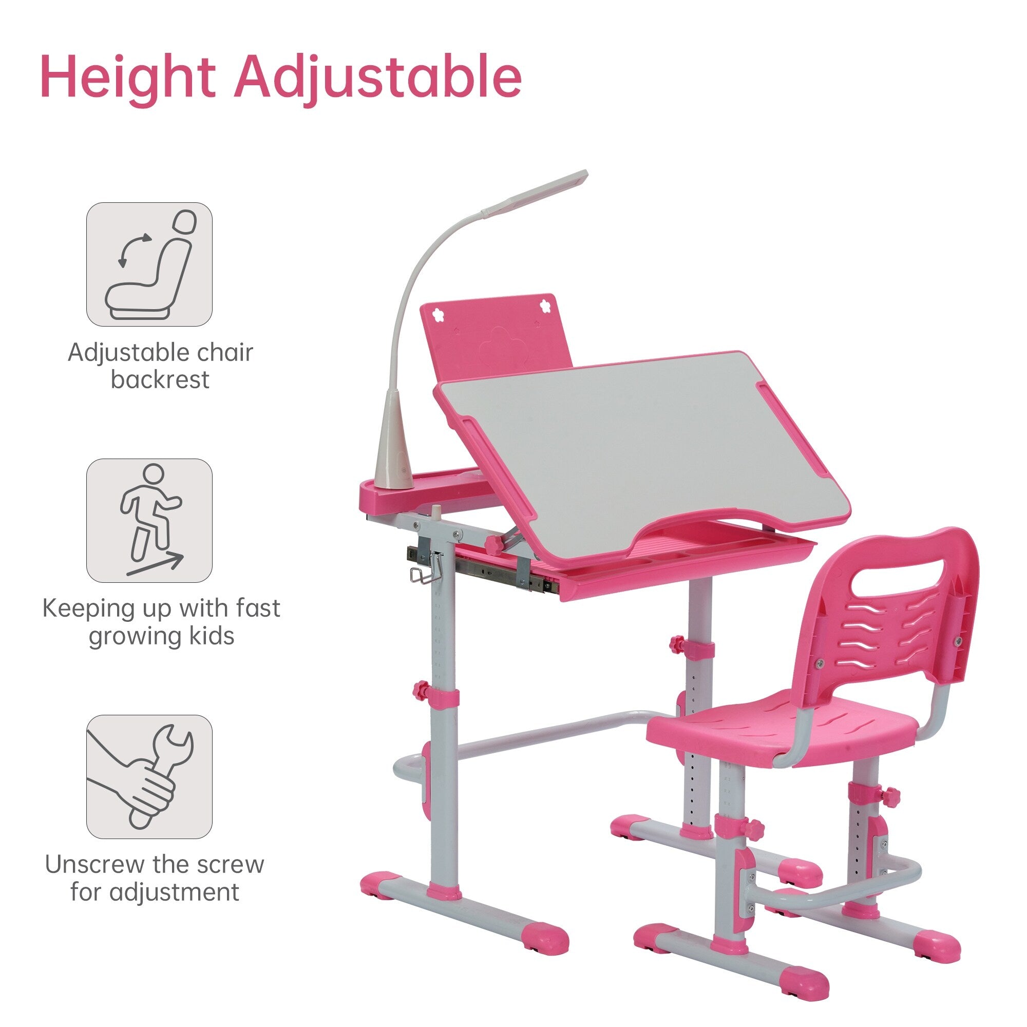 Children's fold up desk and chair hotsell