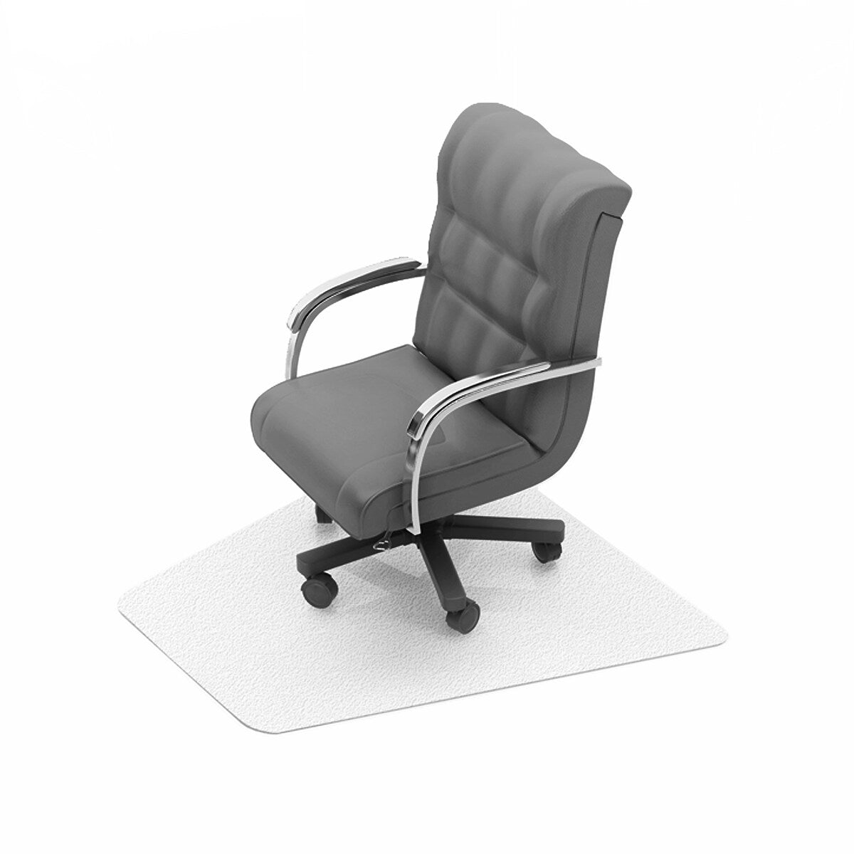 Ultimat® Polycarbonate Corner Workstation Chair Mat for Hard Floor - 48 x 60"