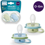 Ultra Air Pacifier 2 Pack for 0 to 6 Months