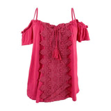 Ultra Flirt Juniors' Cold-Shoulder Top