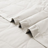 Ultra-Soft Cozy Cotton Down Bed Blanket with Satin Trim