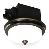 Ultra Quiet Bathroom Exhaust Fan with LED Light and Nightlight 110CFM 1.5 Sone Oil Rubbed Bronze Finish