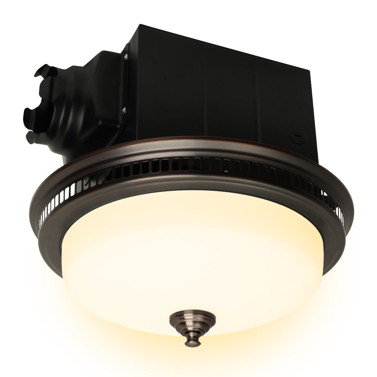 Ultra Quiet Bathroom Exhaust Fan with LED Light and Nightlight 110CFM 1.5 Sone Oil Rubbed Bronze Finish