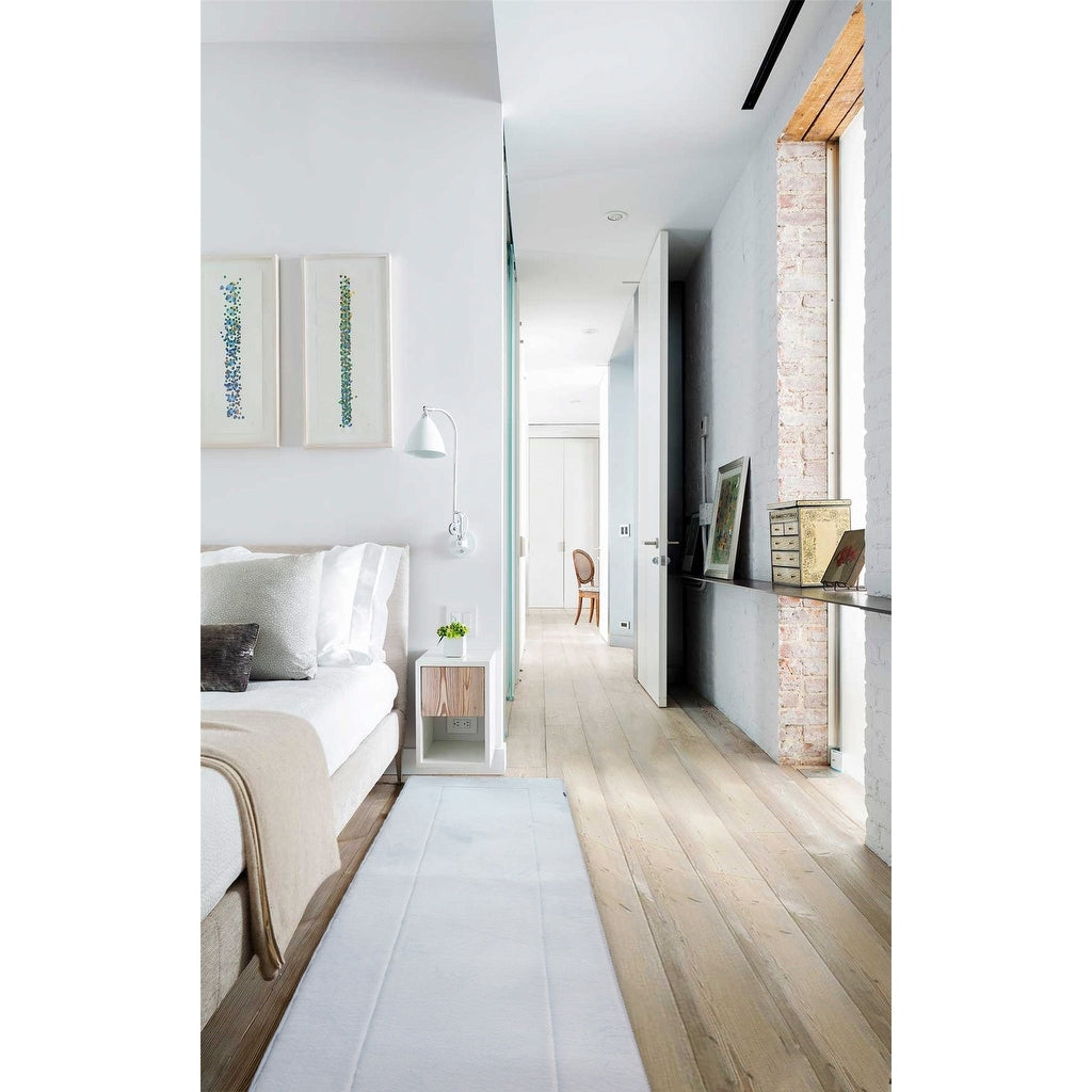 FABBRICA HOME Ultra-Soft Extra-Thick Non-Slip Memory Foam Long Bath Runner Mat 2 ft x 6 ft