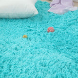 Ultra Soft Fluffy Rug Indoor Area Carpet, 47 x 31 in, Blue - 31"X47"