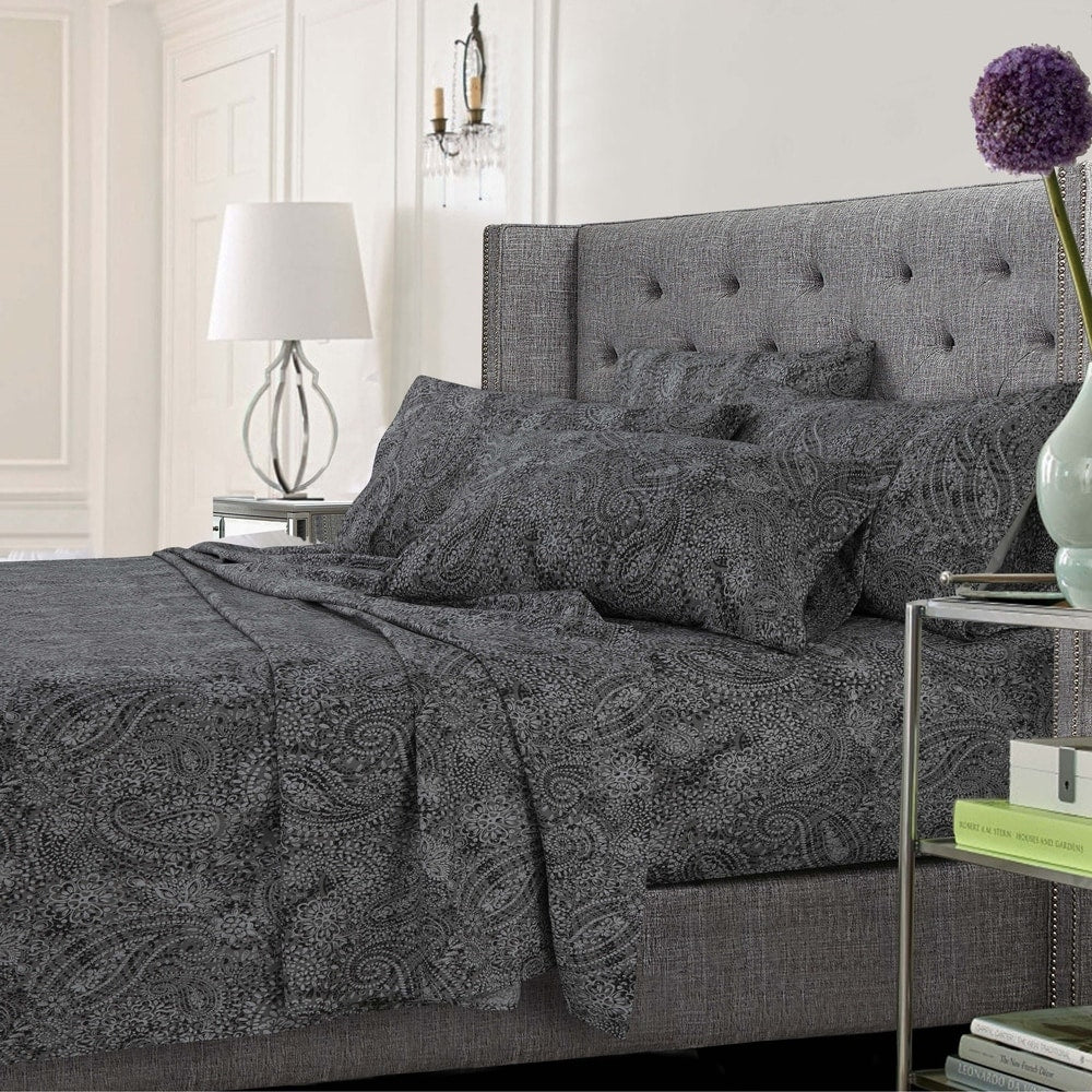 Ultra-Soft Solid or Printed Extra Deep Pocket 6-Piece Bed Sheet Set