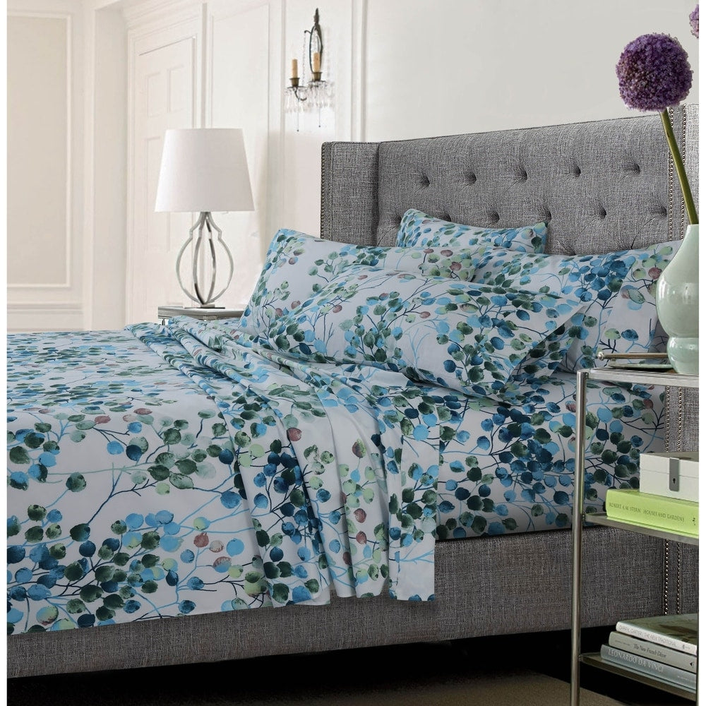 Ultra-Soft Solid or Printed Extra Deep Pocket 6-Piece Bed Sheet Set