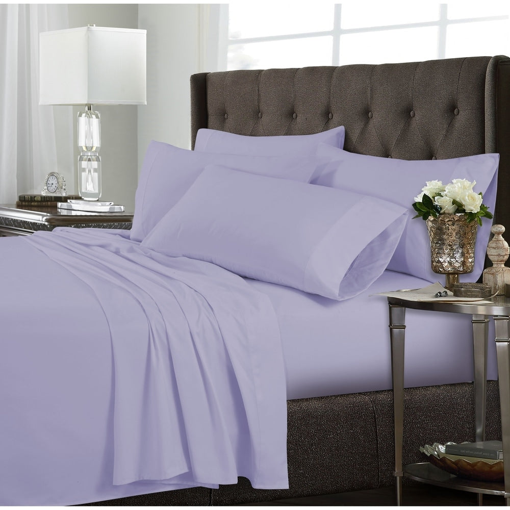 Ultra-Soft Solid or Printed Extra Deep Pocket 6-Piece Bed Sheet Set