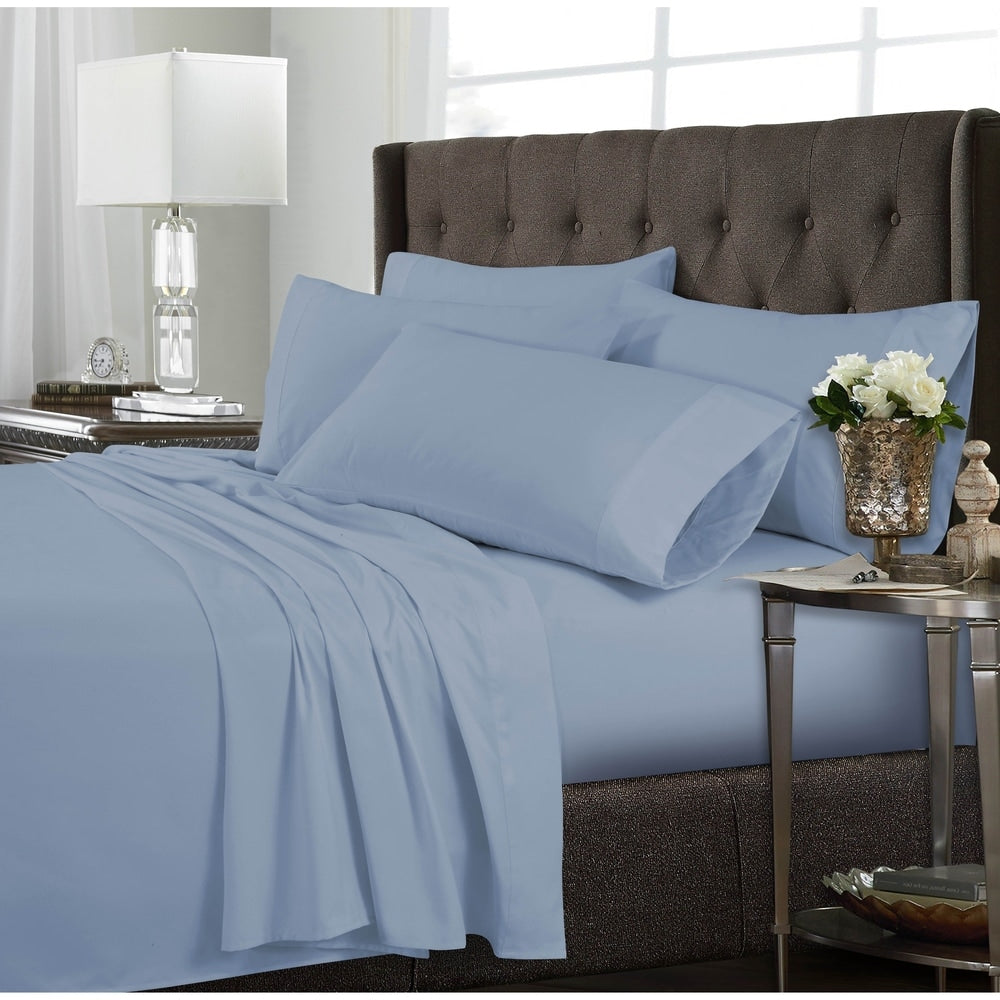 Ultra-Soft Solid or Printed Extra Deep Pocket 6-Piece Bed Sheet Set