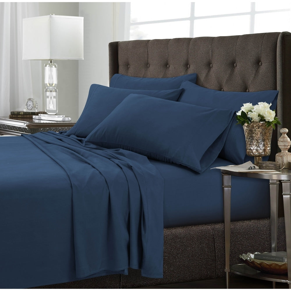 Ultra-Soft Solid or Printed Extra Deep Pocket 6-Piece Bed Sheet Set