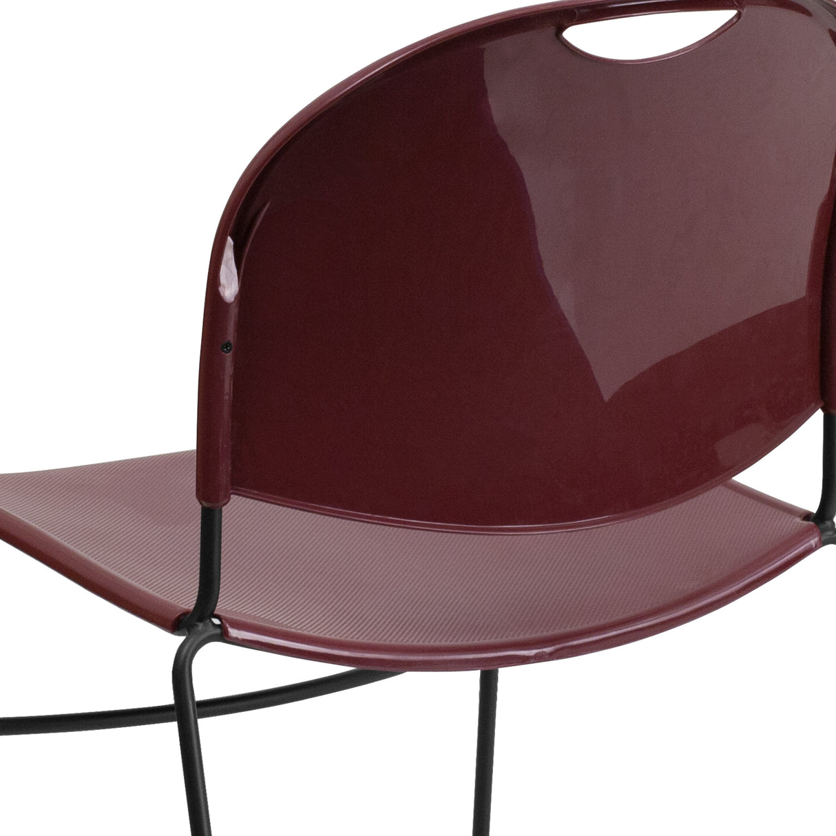 Ultra-compact High-capacity Stacking Metal Chairs (Set of 5)