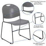 Ultra-compact High-capacity Stacking Metal Chairs (Set of 5)