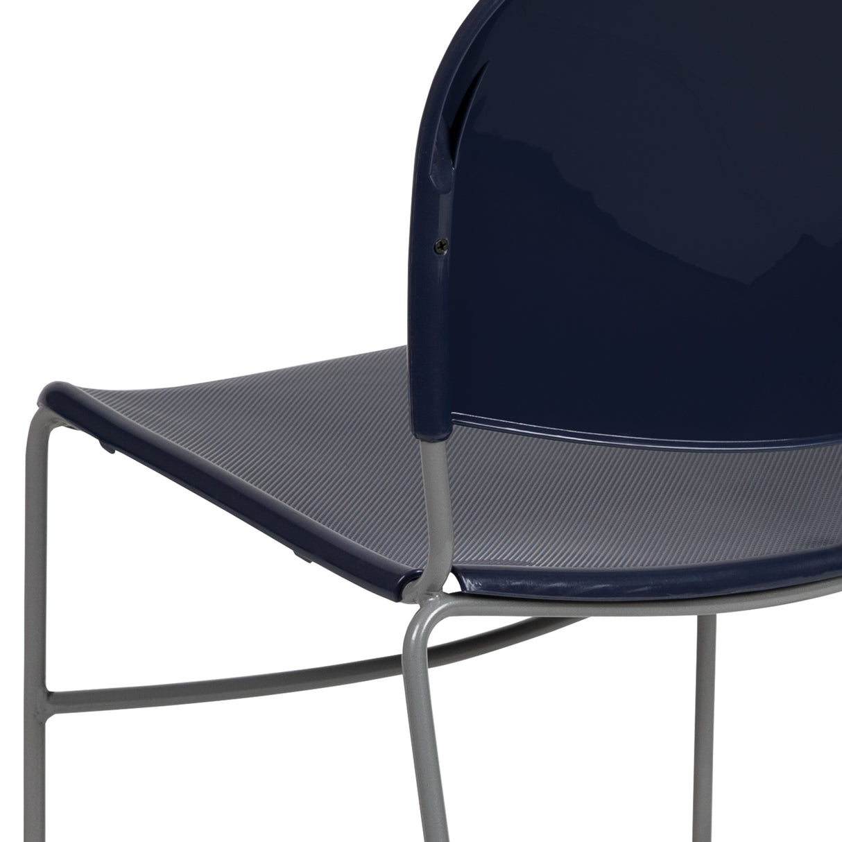 Ultra-compact High-capacity Stacking Metal Chairs (Set of 5)