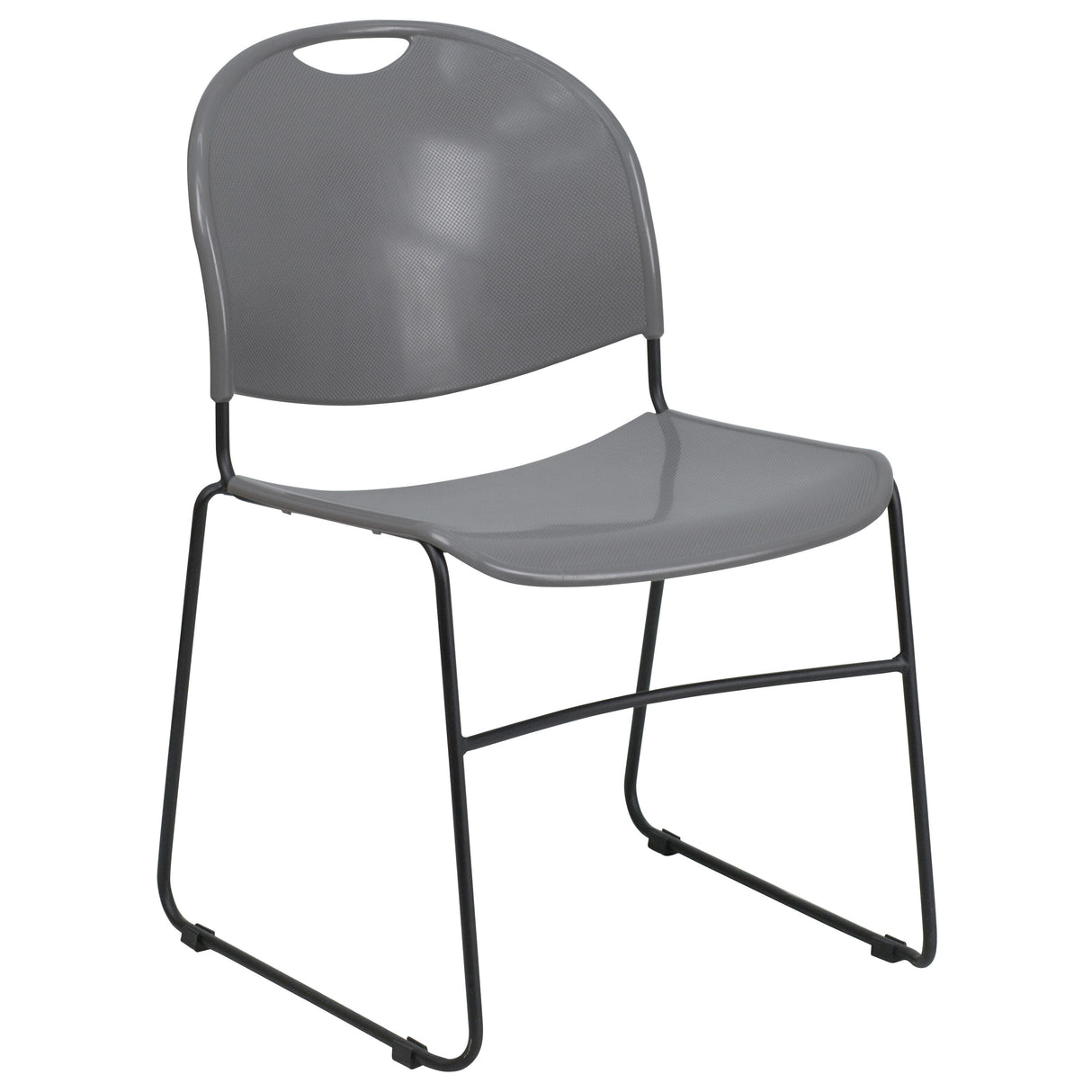 Ultra-compact High-capacity Stacking Metal Chairs (Set of 5)