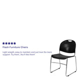 Ultra-compact High-capacity Stacking Metal Chairs (Set of 5)