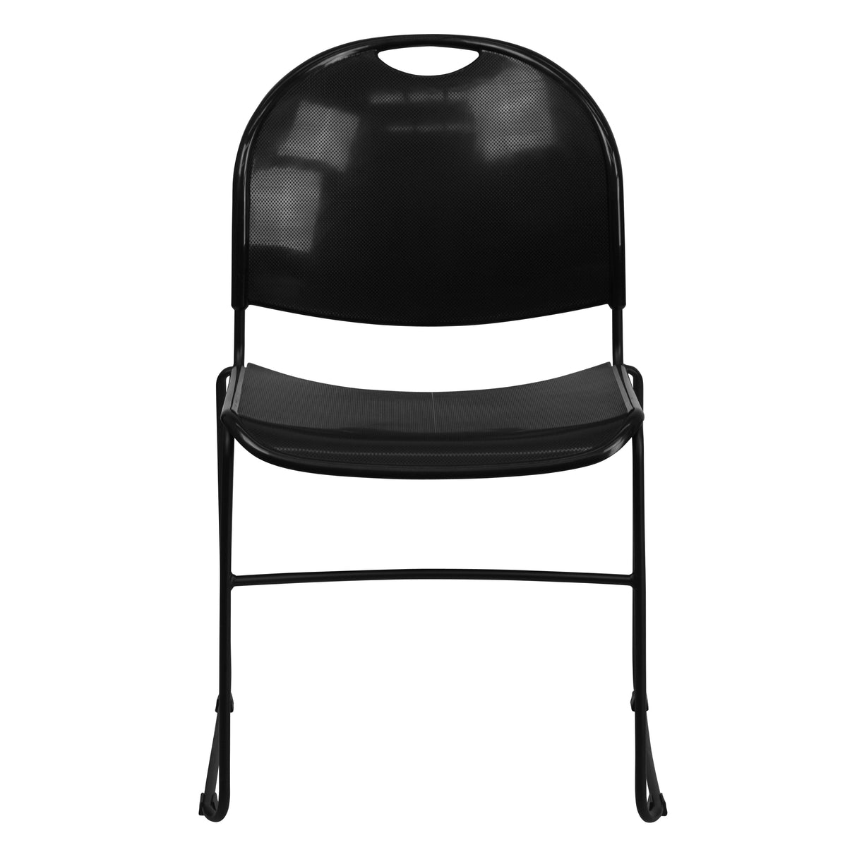 Ultra-compact High-capacity Stacking Metal Chairs (Set of 5)