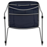 Ultra-compact High-capacity Stacking Metal Chairs (Set of 5)