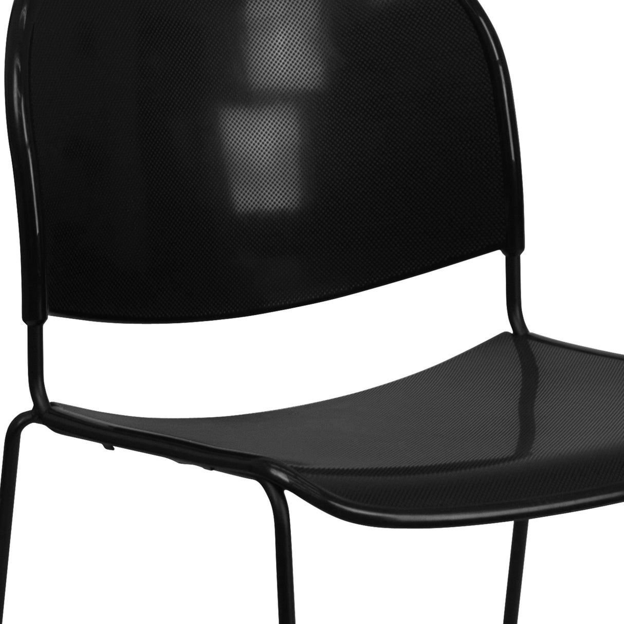 Ultra-compact High-capacity Stacking Metal Chairs (Set of 5)