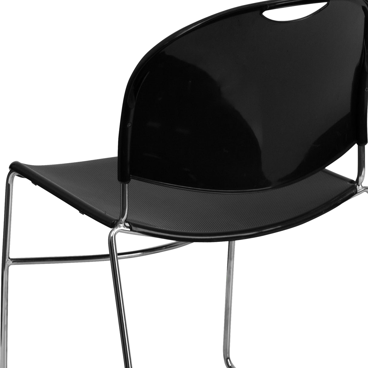 Ultra-compact High-capacity Stacking Metal Chairs (Set of 5)