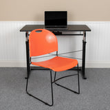 Ultra-compact High-capacity Stacking Metal Chairs (Set of 5)