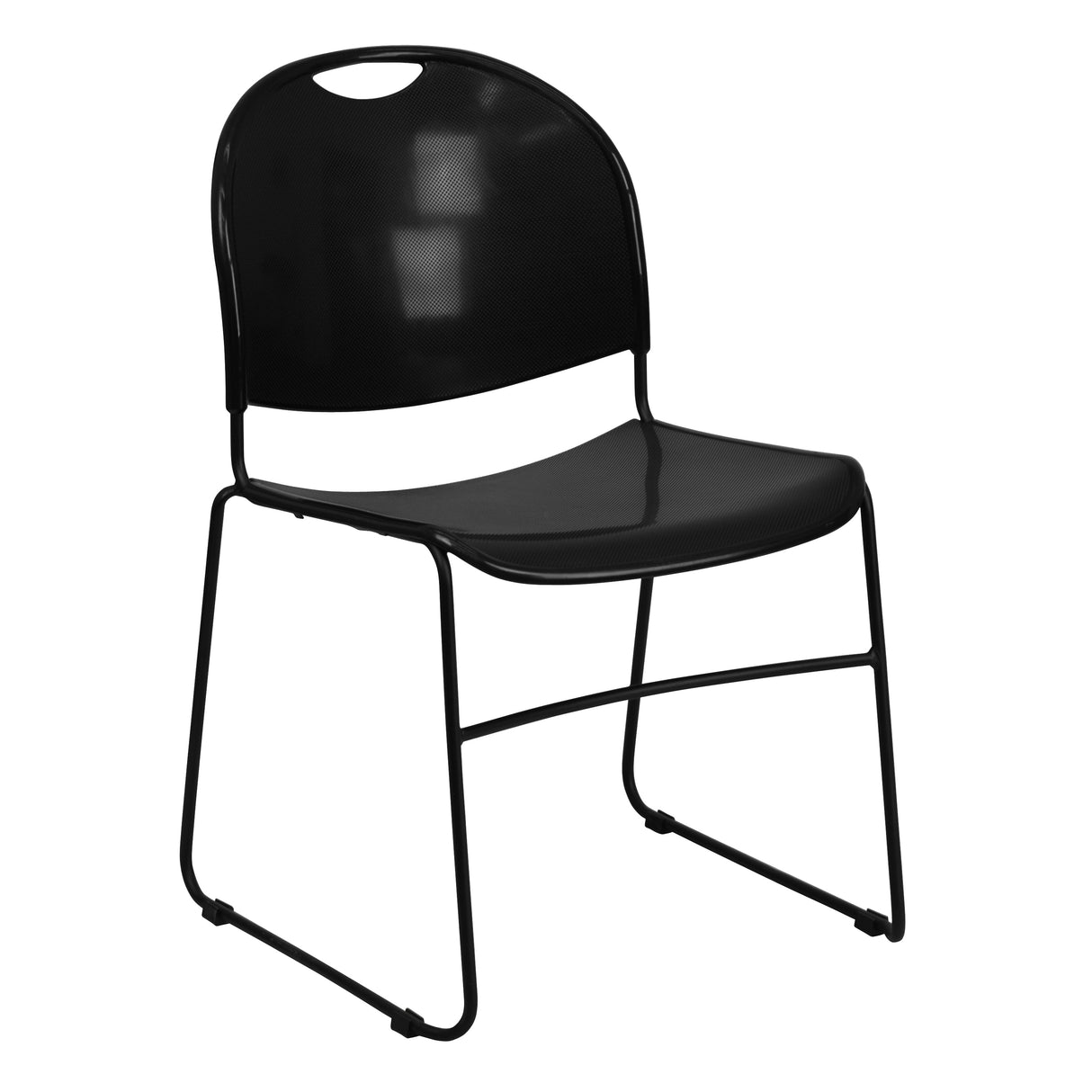 Ultra-compact High-capacity Stacking Metal Chairs (Set of 5)