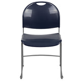 Ultra-compact High-capacity Stacking Metal Chairs (Set of 5)