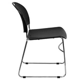 Ultra-compact High-capacity Stacking Metal Chairs (Set of 5)
