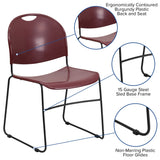 Ultra-compact High-capacity Stacking Metal Chairs (Set of 5)