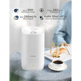 Homasy Ultrasonic Cool Mist Humidifier withAuto Shut-off, Night Light, 30h Working Time, Easy Clean