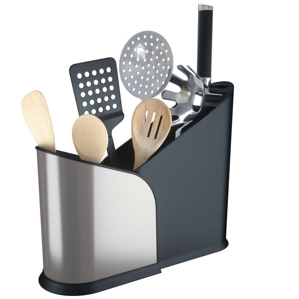 Umbra Furlo Black/Nickel Expanding Utensil Holder