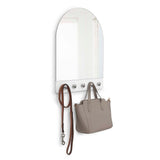 Umbra Peek White/Nickel Mirror - white / nickel