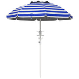 Umbrella with Cup Holder and Hooks