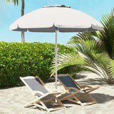 Umbrella with Cup Holder and Hooks
