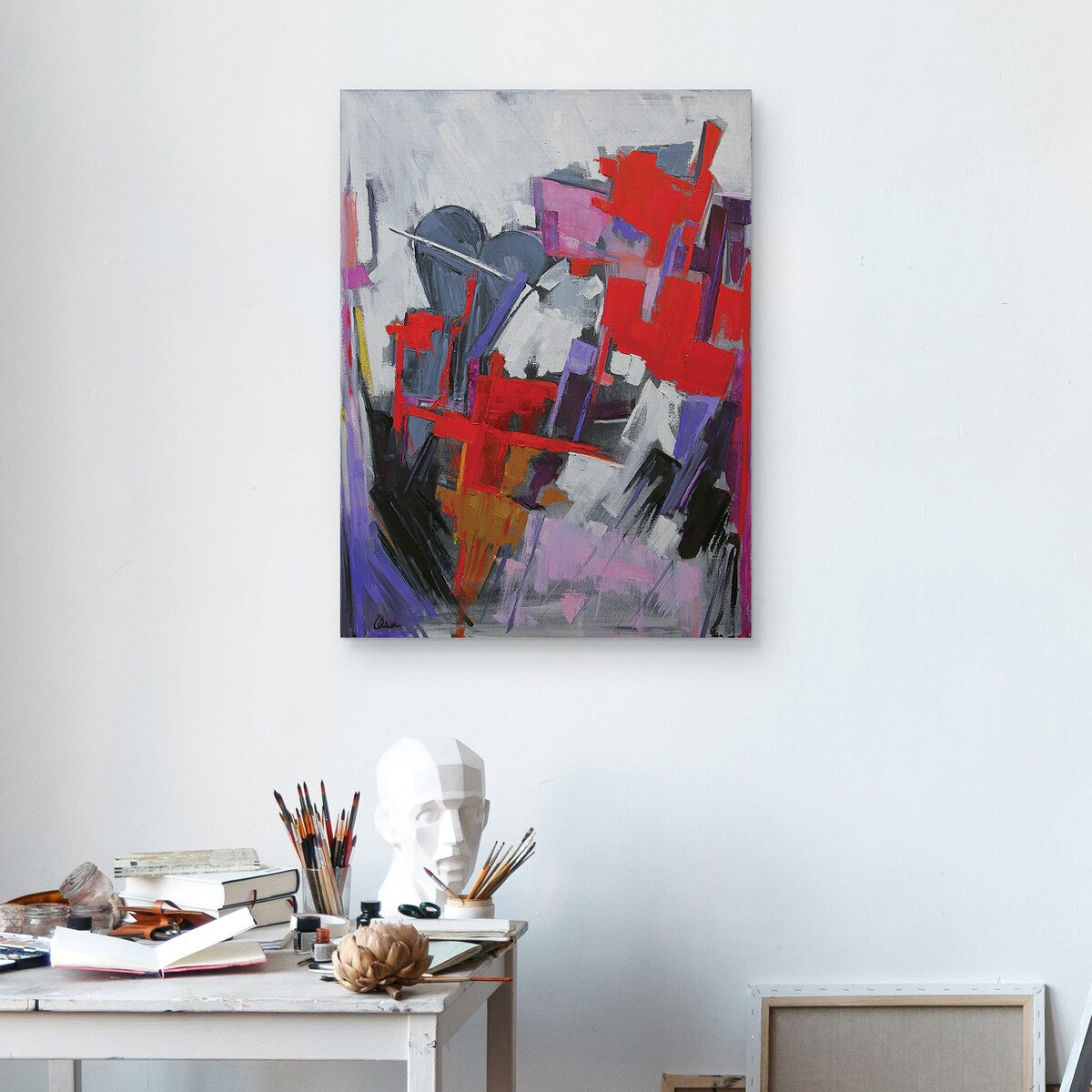 Unbroken Heart by Alexi Fine Canvas Art Print