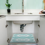 Under Sink Mat - Ultra-Absorbent Cotton Shelf Liners For Kitchen Cabinets - 2X3 feet