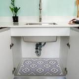 Under Sink Mat - Ultra-Absorbent Cotton Shelf Liners For Kitchen Cabinets - 2X3 feet