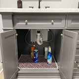 Under Sink Mat - Ultra-Absorbent Cotton Shelf Liners For Kitchen Cabinets - 2X3 feet