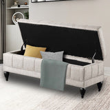 Unique Upholstered Storage Bench