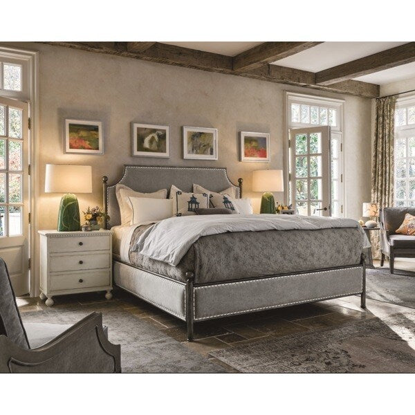 Universal Grey Lake Upholstered Respite Bed