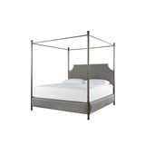 Universal Grey Lake Upholstered Respite Bed